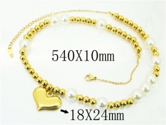 HY Wholesale Necklaces Stainless Steel 316L Jewelry Necklaces-HY80N0588HHS