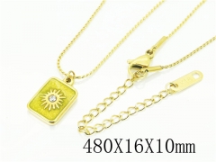HY Wholesale Necklaces Stainless Steel 316L Jewelry Necklaces-HY32N0687OL