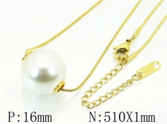HY Wholesale Necklaces Stainless Steel 316L Jewelry Necklaces-HY59N0191MLA
