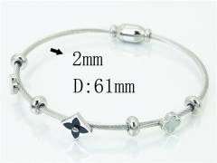 HY Wholesale Bangles Stainless Steel 316L Fashion Bangle-HY80B1407HJR