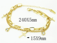 HY Wholesale Bracelets 316L Stainless Steel Jewelry Bracelets-HY26B0090NB