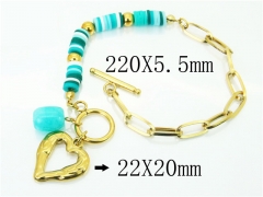 HY Wholesale Bracelets 316L Stainless Steel Jewelry Bracelets-HY21B0480HMD