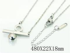 HY Wholesale Necklaces Stainless Steel 316L Jewelry Necklaces-HY19N0425LS