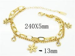 HY Wholesale Bracelets 316L Stainless Steel Jewelry Bracelets-HY26B0102NY