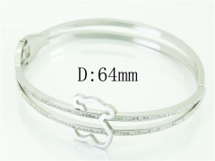HY Wholesale Bangles Stainless Steel 316L Fashion Bangle-HY64B1526HKR