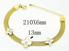 HY Wholesale Bracelets 316L Stainless Steel Jewelry Bracelets-HY32B0534HRR