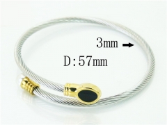 HY Wholesale Bangles Stainless Steel 316L Fashion Bangle-HY38B0757HXX