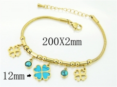 HY Wholesale Bracelets 316L Stainless Steel Jewelry Bracelets-HY32B0530HIQ
