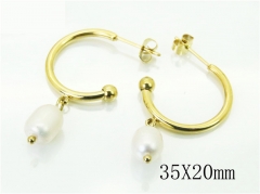 HY Wholesale Earrings 316L Stainless Steel Earrings-HY32E0221PA