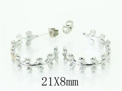 HY Wholesale Earrings 316L Stainless Steel Earrings-HY70E1042KV