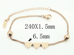 HY Wholesale Bracelets 316L Stainless Steel Jewelry Bracelets-HY19B0998HGG
