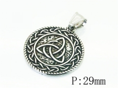 HY Wholesale Pendant 316L Stainless Steel Jewelry Pendant-HY48P0490NV