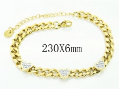 HY Wholesale Bracelets 316L Stainless Steel Jewelry Bracelets-HY19B0987HBB