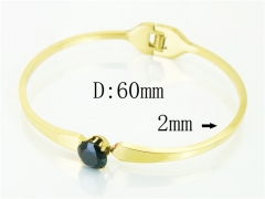 HY Wholesale Bangles Stainless Steel 316L Fashion Bangle-HY32B0528HIE