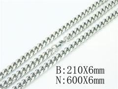 HY Wholesale Stainless Steel 316L Necklaces Bracelets Sets-HY61S0559NL