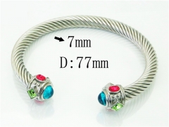 HY Wholesale Bangles Stainless Steel 316L Fashion Bangle-HY38B0787IHR