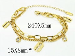 HY Wholesale Bracelets 316L Stainless Steel Jewelry Bracelets-HY26B0108NW