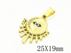 HY Wholesale Pendant 316L Stainless Steel Jewelry Pendant-HY12P1470KB