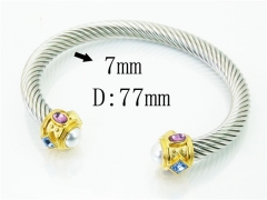 HY Wholesale Bangles Stainless Steel 316L Fashion Bangle-HY38B0779IID