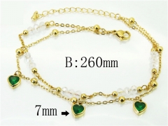 HY Wholesale Bracelets 316L Stainless Steel Jewelry Bracelets-HY32B0541HIS