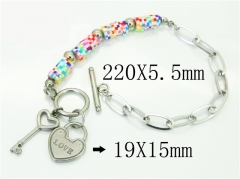 HY Wholesale Bracelets 316L Stainless Steel Jewelry Bracelets-HY21B0477HKR