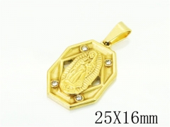 HY Wholesale Pendant 316L Stainless Steel Jewelry Pendant-HY12P1458KB