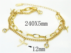 HY Wholesale Bracelets 316L Stainless Steel Jewelry Bracelets-HY26B0110NF
