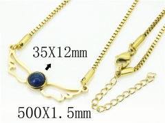 HY Wholesale Necklaces Stainless Steel 316L Jewelry Necklaces-HY92N0423PS