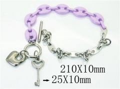 HY Wholesale Bracelets 316L Stainless Steel Jewelry Bracelets-HY21B0461HLZ
