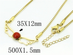 HY Wholesale Necklaces Stainless Steel 316L Jewelry Necklaces-HY92N0420PQ