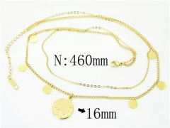 HY Wholesale Necklaces Stainless Steel 316L Jewelry Necklaces-HY32N0669HZL