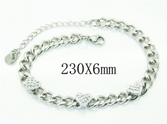 HY Wholesale Bracelets 316L Stainless Steel Jewelry Bracelets-HY19B0986PZ
