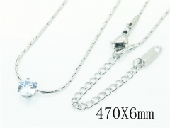 HY Wholesale Necklaces Stainless Steel 316L Jewelry Necklaces-HY19N0412LA