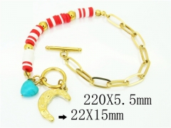 HY Wholesale Bracelets 316L Stainless Steel Jewelry Bracelets-HY21B0483HME