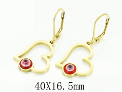 HY Wholesale Earrings 316L Stainless Steel Earrings-HY12E0270KW