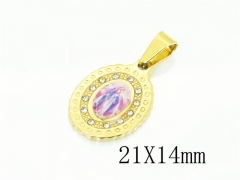 HY Wholesale Pendant 316L Stainless Steel Jewelry Pendant-HY12P1495JLV