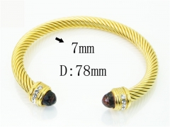 HY Wholesale Bangles Stainless Steel 316L Fashion Bangle-HY38B0813IMT