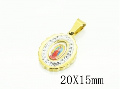 HY Wholesale Pendant 316L Stainless Steel Jewelry Pendant-HY12P1485JLD