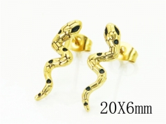 HY Wholesale Earrings 316L Stainless Steel Earrings-HY12E0232KG