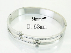 HY Wholesale Bangles Stainless Steel 316L Fashion Bangle-HY32B0498HIS