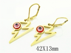 HY Wholesale Earrings 316L Stainless Steel Earrings-HY12E0266KY