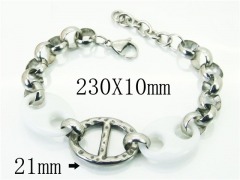 HY Wholesale Bracelets 316L Stainless Steel Jewelry Bracelets-HY21B0444HKX