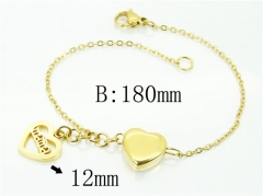 HY Wholesale Bracelets 316L Stainless Steel Jewelry Bracelets-HY91B0152OQ