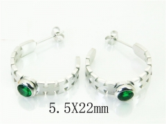 HY Wholesale Earrings 316L Stainless Steel Earrings-HY32E0231HIS