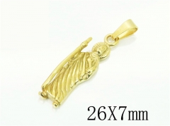 HY Wholesale Pendant 316L Stainless Steel Jewelry Pendant-HY12P1450KD