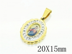 HY Wholesale Pendant 316L Stainless Steel Jewelry Pendant-HY12P1488JLD