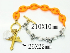 HY Wholesale Bracelets 316L Stainless Steel Jewelry Bracelets-HY21B0469HNC