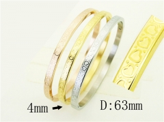 HY Wholesale Bangles Stainless Steel 316L Fashion Bangle-HY42B0234HOX