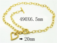 HY Wholesale Necklaces Stainless Steel 316L Jewelry Necklaces-HY21N0122HNX