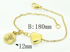 HY Wholesale Bracelets 316L Stainless Steel Jewelry Bracelets-HY91B0194OR
